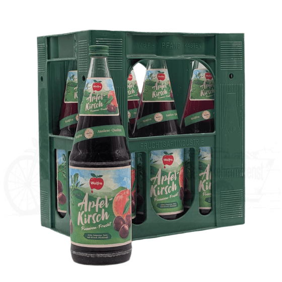 Wolfra Apfel-Kirsch 6 x 1,0l Glas