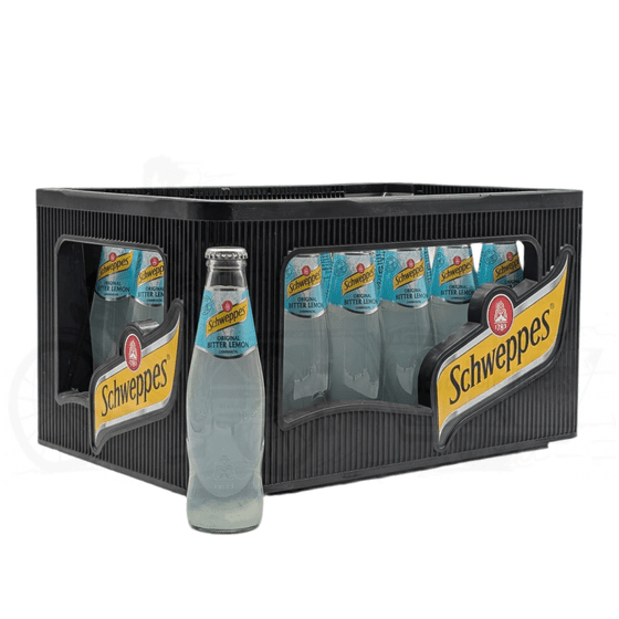 Schweppes Bitter Lemon 24 x 0,2l Glas