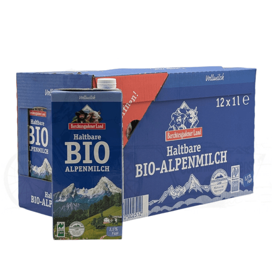 Berchtesgadener Bio H-Milch 3,5 % Tetra 12 x 1,0l