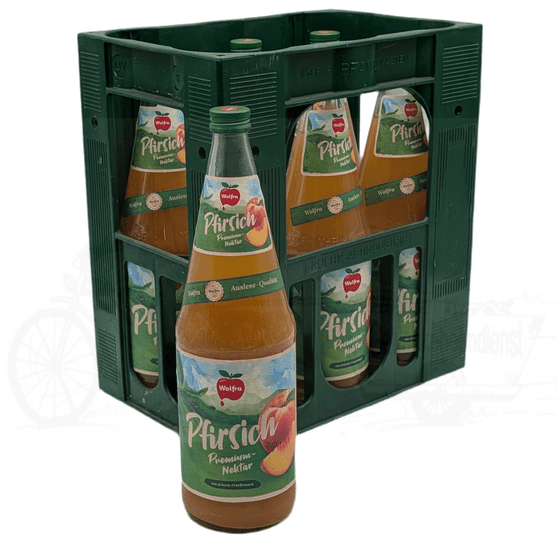 Wolfra Pfirsich 6 x 1,0l Glas