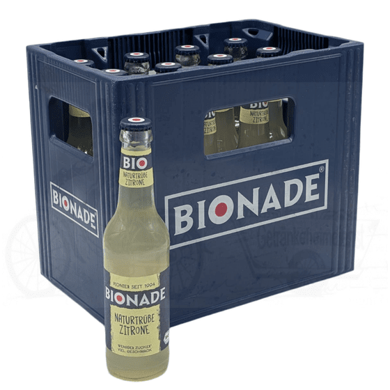 Bionade trübe Zitrone 12 x 0,33l Glas