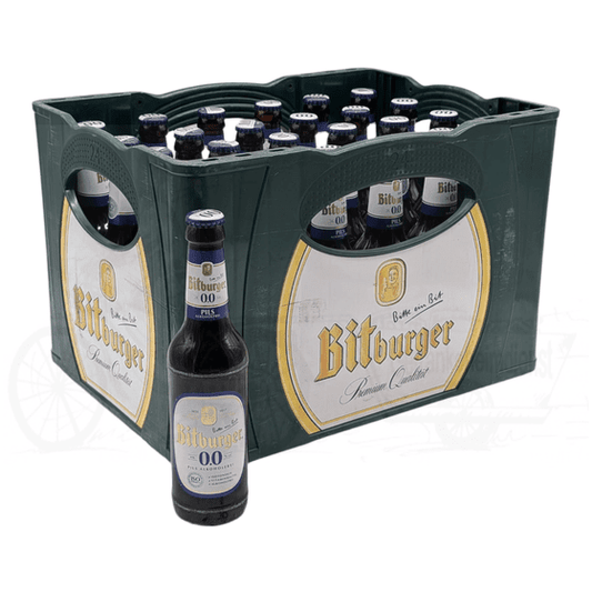 Bitburger 0,0 % 24 x 0,33l Glas