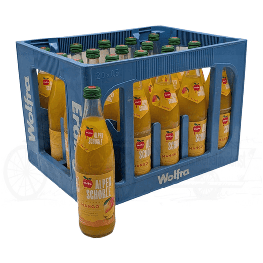 Wolfra Mangoschorle 20 x 0,5l Glas